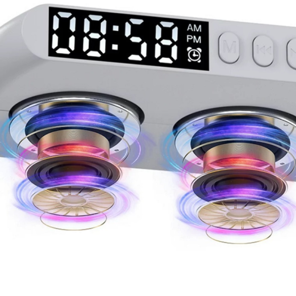 Wireless bluetooth speaker with clock & charging stand G11 gadgetone