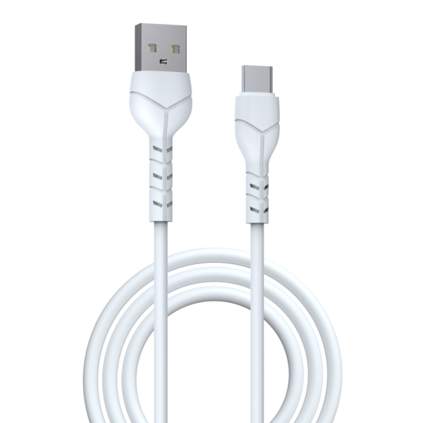 Universal Type C CABLE, 5V 2.4A, 1 meter Black