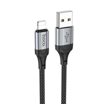 HOCO X102 LIGHTNING CHARGING CABLE, BLACK